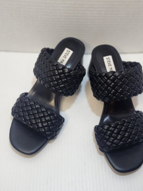 Steve Madden Shoes - Steve Madden Kenly Heeled Sandals Women’s Size 6.5 Black Excellent Preowned Cond